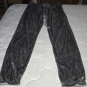 just be crushed velvet sleep pants